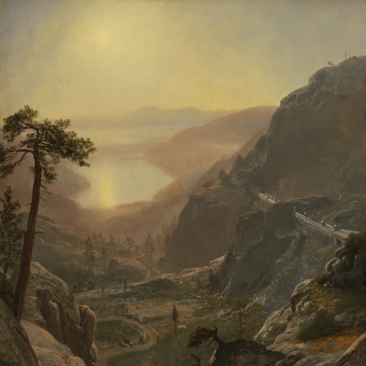 View of Donner Lake, California